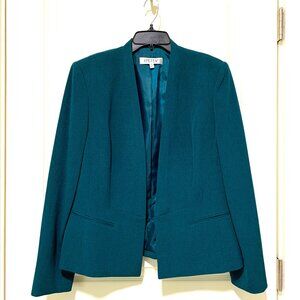 Kasper Tailored Jacket in Teal - Size 12